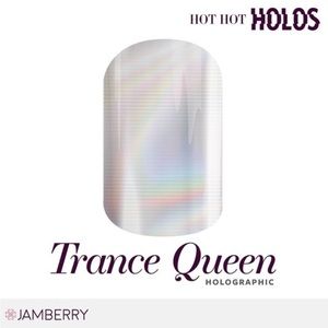 Jamberry “Trance Queen” Holographic Nail Wraps New Unused in Original packaging